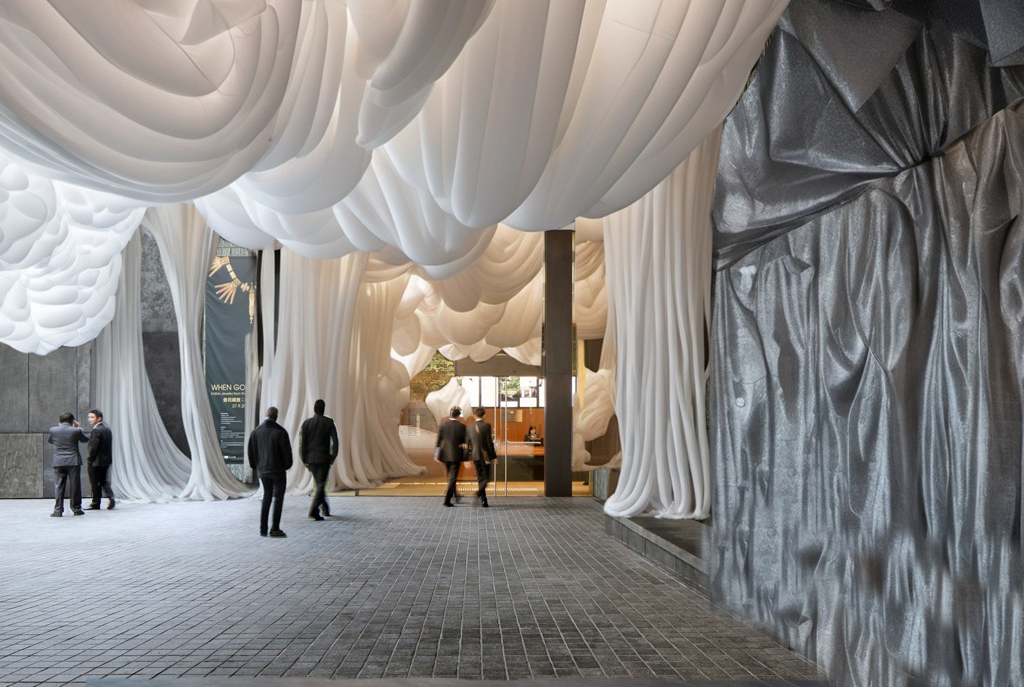 Redesigned entrance area of Asia Society Hong Kong