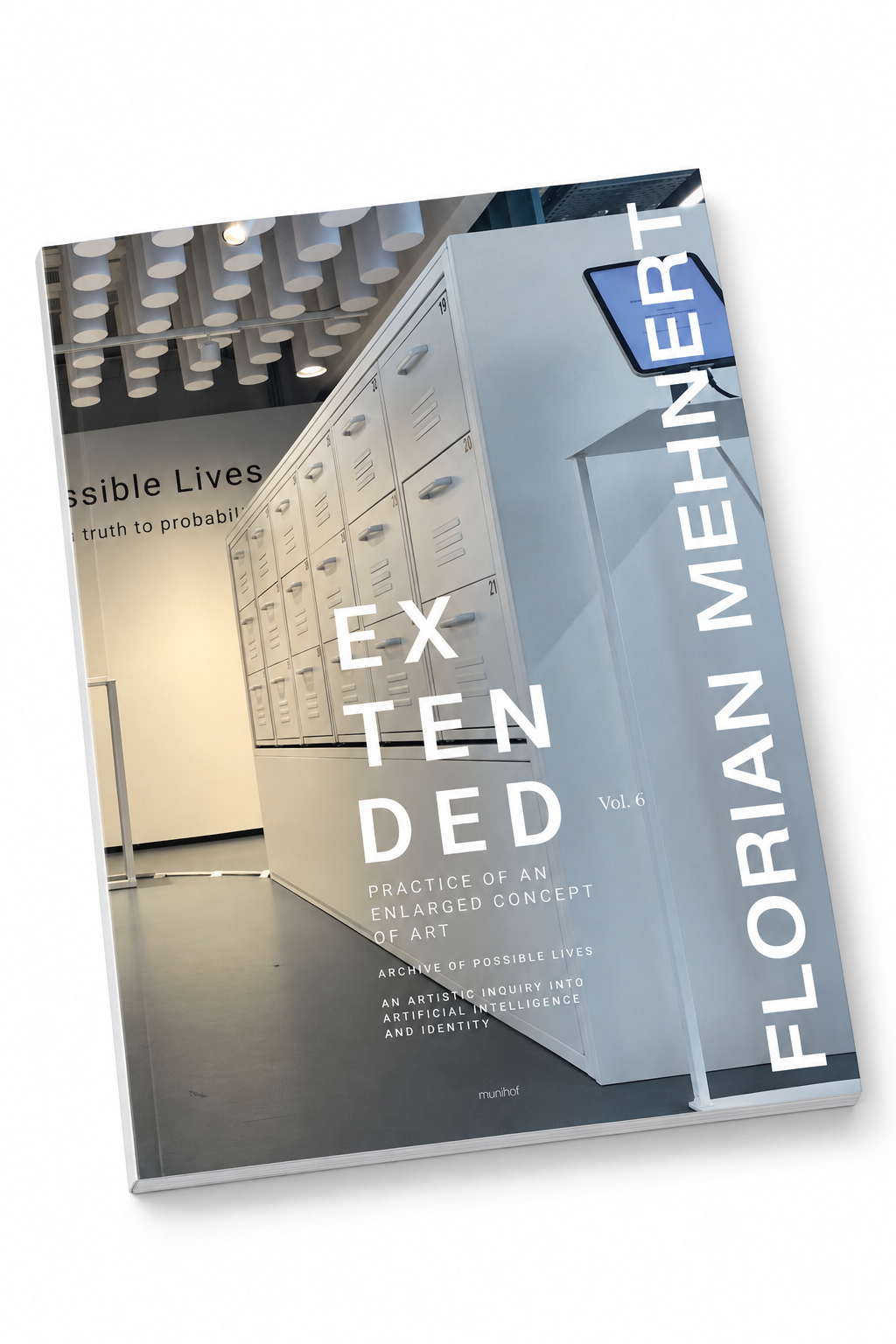 Extended Vol. 6 book on a white background