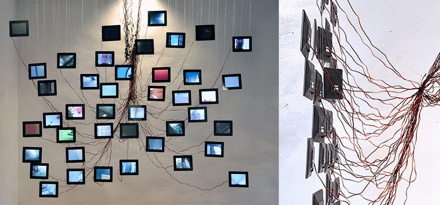 Humantracks installation by Florian Mehnert