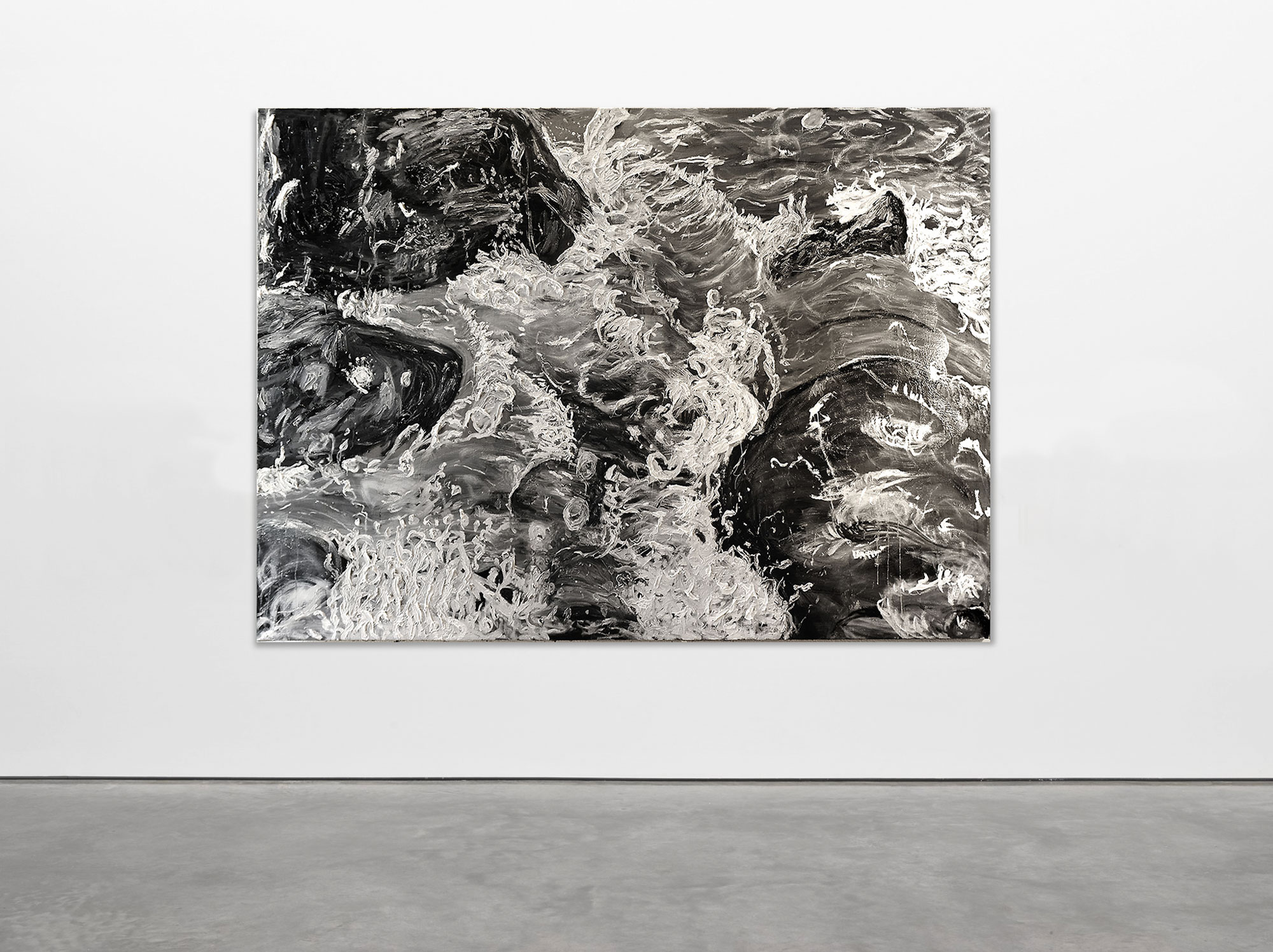 Florian Mehnert, Water, oil painting