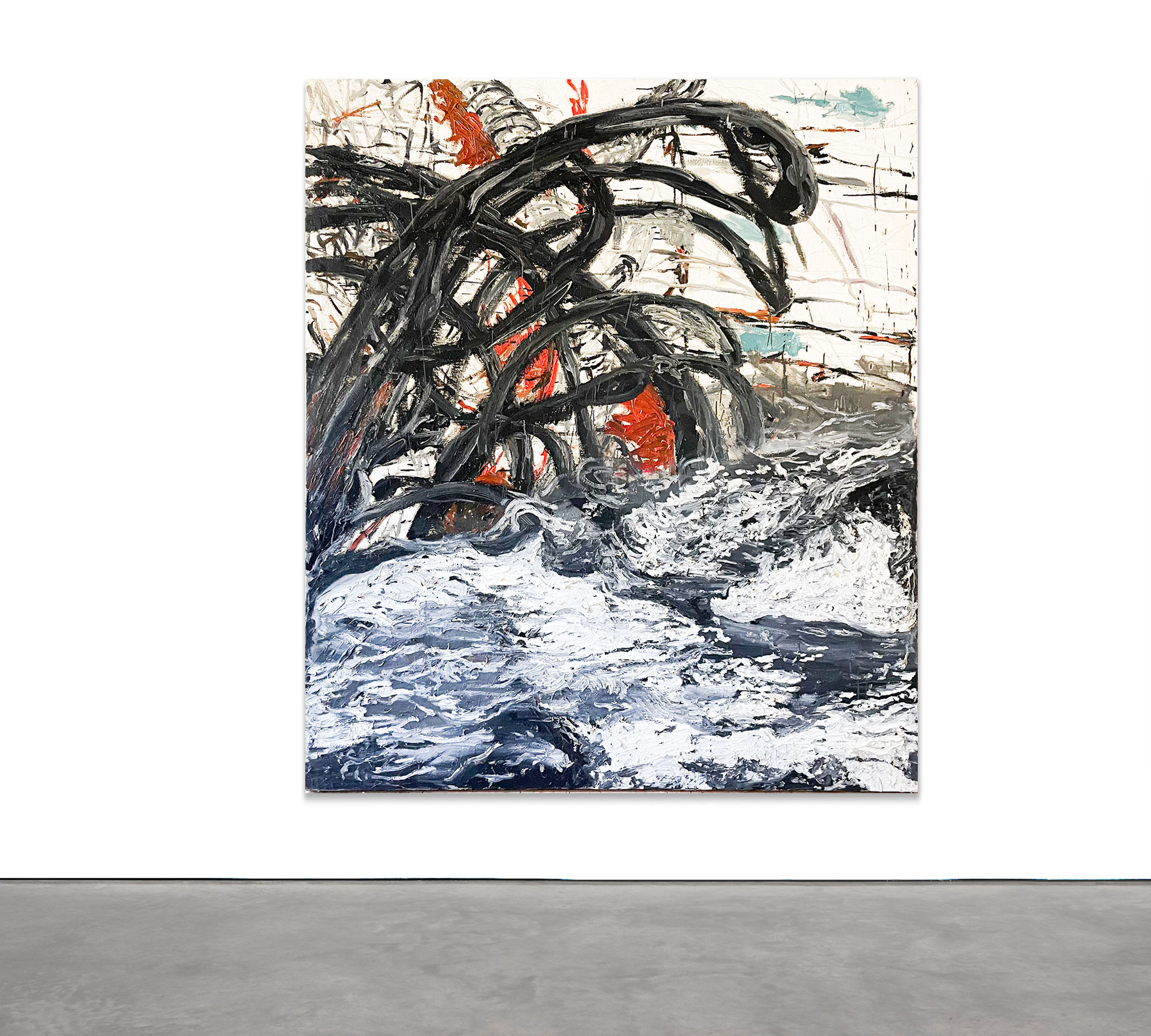Florian Mehnert, Water, oil painting