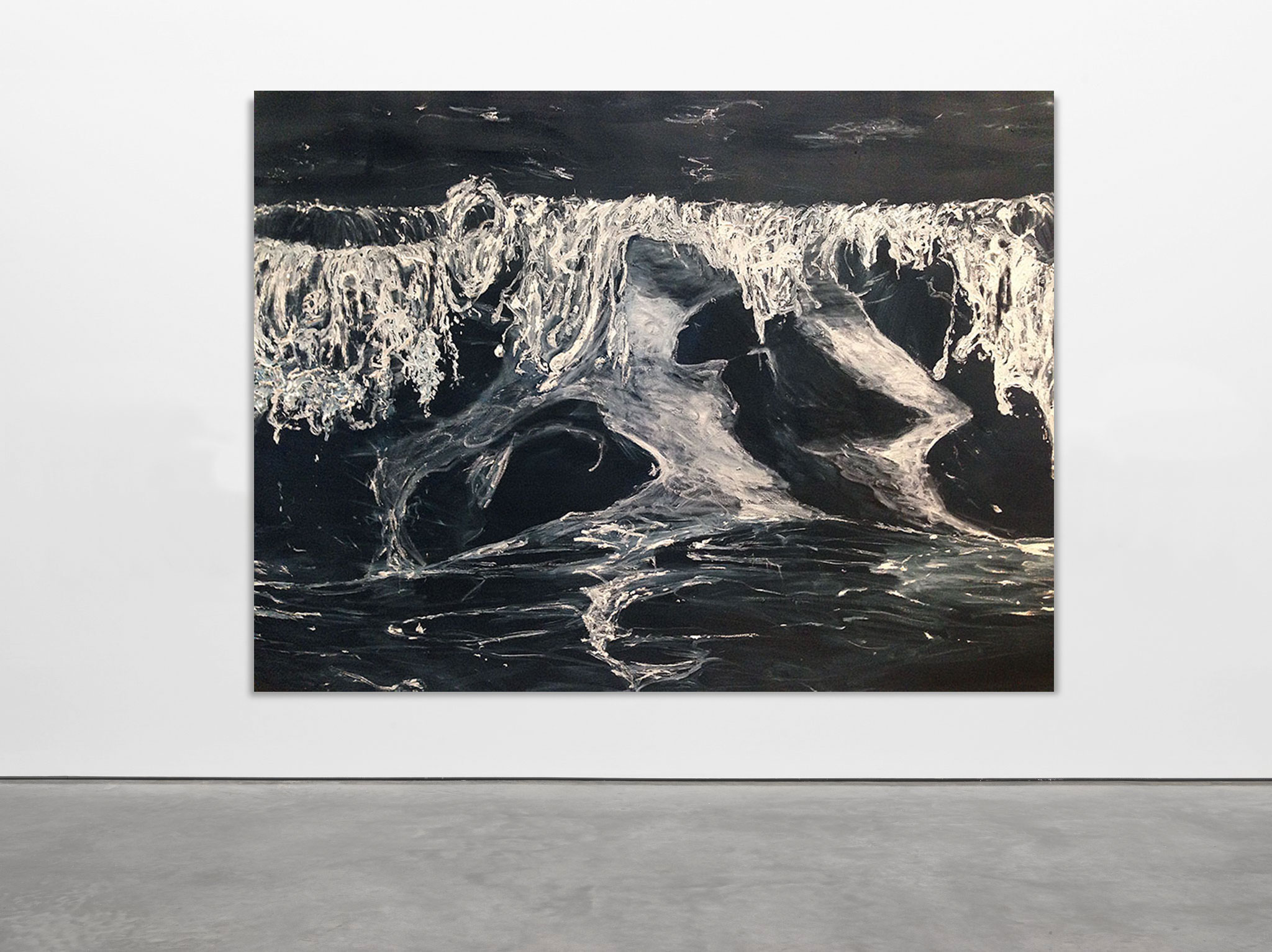 Florian Mehnert, Water, oil painting